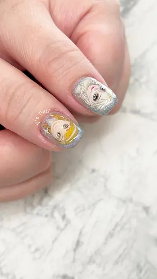 ネイル 手書きが得意🖌️ Y’s  nailのネイルデザイン