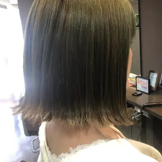 ミディアム カラー pep natsumiのヘアスタイル