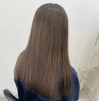 ロング カラー 🦋Yui🦋透明感 /ベージュ/Wカラーのヘアスタイル