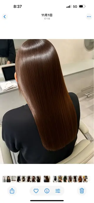 ロング パーマ 【nui 茨木】 清水優のヘアスタイル