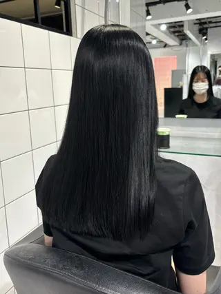 ロング カラー 表参道♡暗髪♡ 艶カラー♡アユミのヘアスタイル