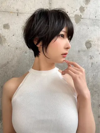 ショート ボブ/レイヤーボブ/ 髪質改善/梶川 夏季のヘアスタイル