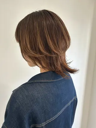 ミディアム ヘアアレンジ 🐺青木光太朗 ウルフ/レイヤー🐺のヘアスタイル