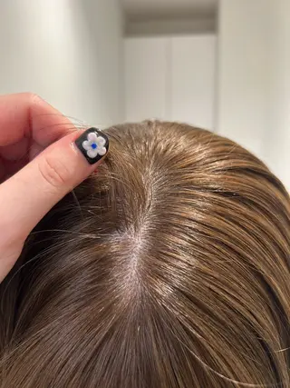 セミロング ハルカ 透明感カラー 美髪縮毛矯正🥣のヘアスタイル