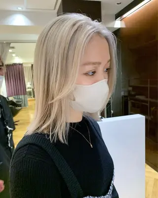 ミディアム Ｖｉｏｔ  銀座 樋口 桃佳のヘアスタイル
