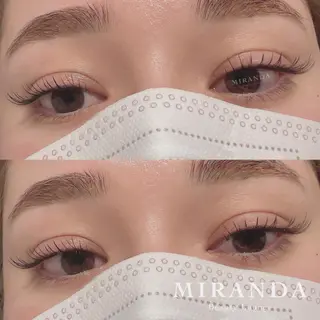 マツエク・マツパ アイブロウ MIRANDA beautyのマツエク・マツパデザイン