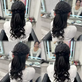 ロング ヘアアレンジ JPCY MIRIYAのヘアスタイル