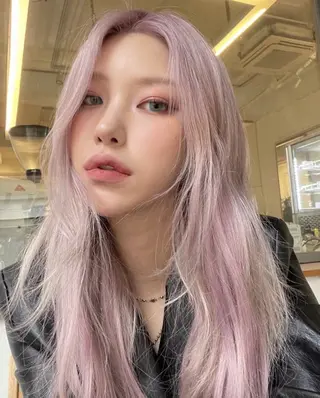 ロング 韓国ワンホンヘア 🎀SHIONEのヘアスタイル