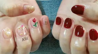 ネイル kiii.__ ✴︎*のネイルデザイン