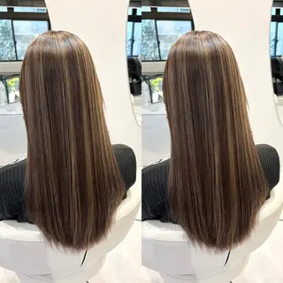 ロング カラー Livnaリヴナ立川所属・レイヤー/ハイライト /立川/赤池宏隆のヘアスタイル