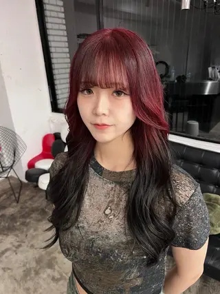 ロング カラー TOTA 唯一無二カラーのヘアスタイル