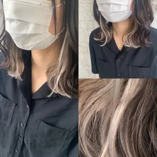 ミディアム エクステ＆艶カラー 🎀YURINA🎀のヘアスタイル