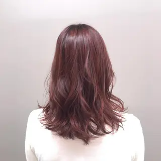セミロング カラー ブリーチ/ケア カラー/KOICHIのヘアスタイル