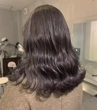 セミロング カラー mir MIYUのヘアスタイル