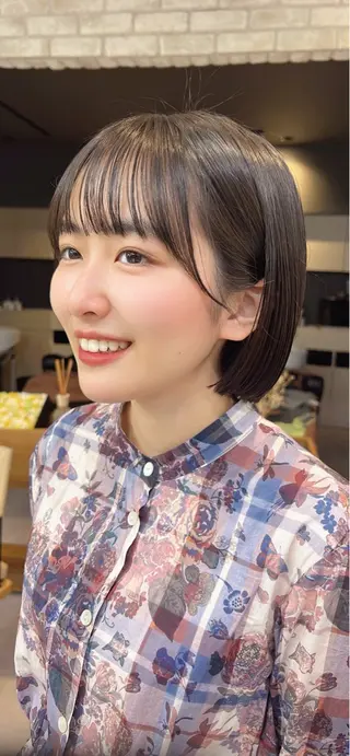 ショート レイヤー・ボブカット 透明感カラーこうたのヘアスタイル