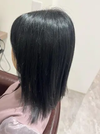 ミディアム 井上 美春のヘアスタイル