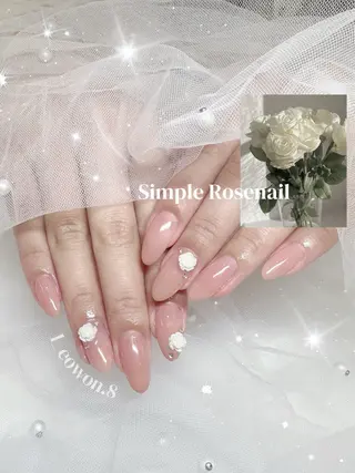 ネイル NON🎀韓国 ちゅるんワンホン🎀のネイルデザイン