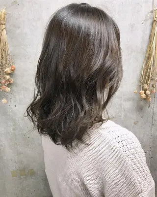 ミディアム カラー ヘアアレンジ Satsuki ✂︎♡のヘアスタイル
