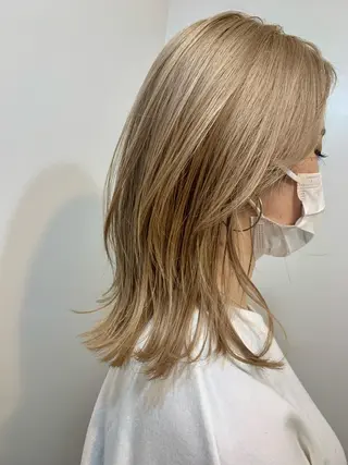 ミディアム natsu fujinoのヘアスタイル