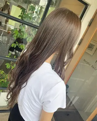 ロング カラー 井上 花音のヘアスタイル