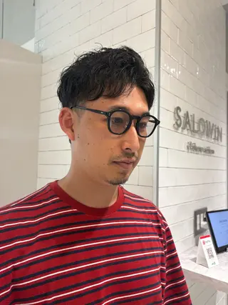 メンズ 骨格補正カット✂︎ 🌟菅野陽介🌟のヘアスタイル