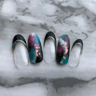 ミディアム ネイル ネイル さきみのネイルデザイン