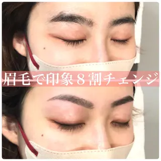 カラー パーマ メンズ アイブロウ 眉毛専門店✨ar+ 新宿 NARUMIの眉毛・アイブロウイメージ