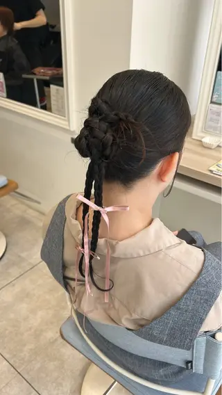 ロング ヘアアレンジ 《.Xian》ミサキ /艶髪/メンズパーマのヘアスタイル