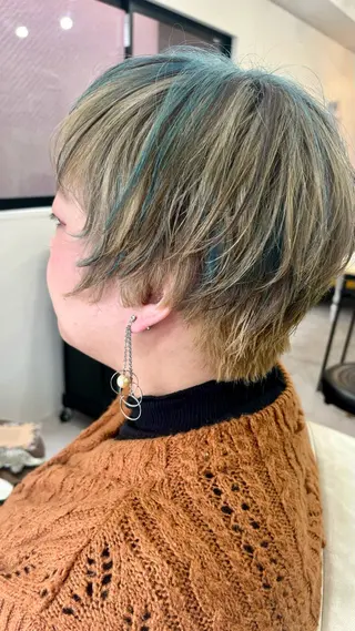 ショート カラー 大阪ヴィーガンサロン KANAKOのヘアスタイル