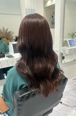 セミロング 西川 ことねのヘアスタイル