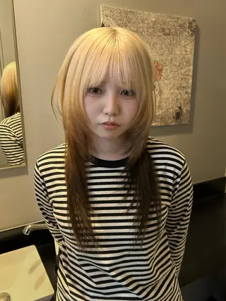 カラー ハイトーン職人 ♡中島凱人のヘアスタイル