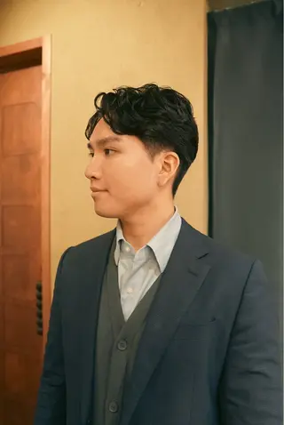 パーマ メンズ メンズ似合わせ タチカワユウキのヘアスタイル