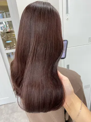 ミディアム カラー レイヤー暖色カラー 池袋Yamamotoのヘアスタイル