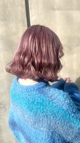 カラー 🟣niw SHUNNA🟣のヘアスタイル