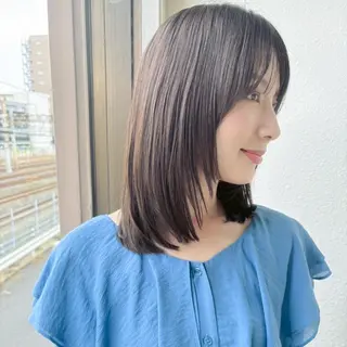 セミロング クセ毛解決💠艶髪 縮毛矯正💠棚村竜太のヘアスタイル