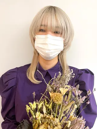 セミロング ☺︎ RIHOのヘアスタイル