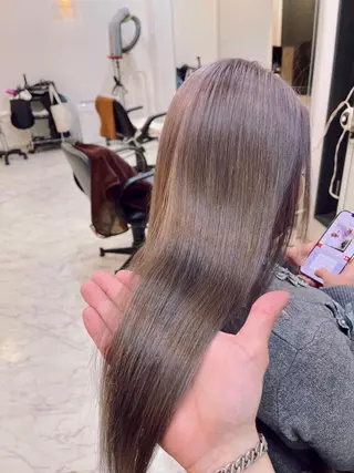 セミロング カラー ☆毎月先着15名まで ☆シバタユートのヘアスタイル