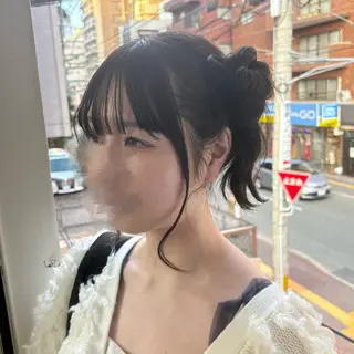 ヘアアレンジ ゆ ののヘアスタイル