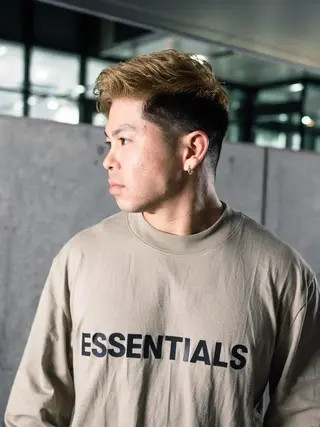 ショート カラー メンズ 大泉 和也のヘアスタイル