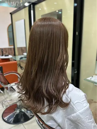 セミロング カラー 井上 武輝のヘアスタイル