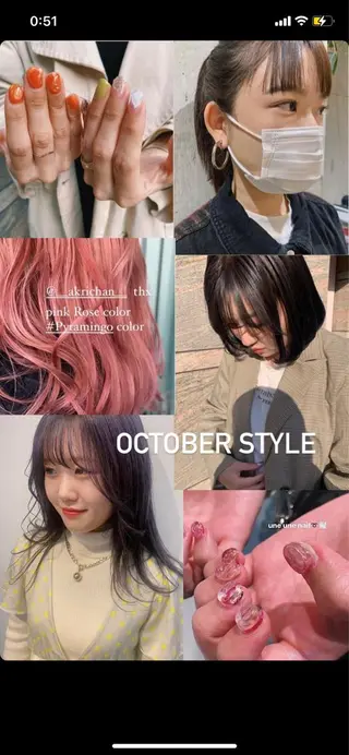 ミディアム カラー RISAKO レイヤーカット🎀のヘアスタイル