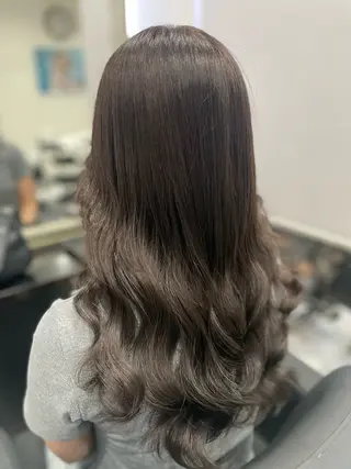 ロング カラー エクステ ひょう/germeのヘアスタイル