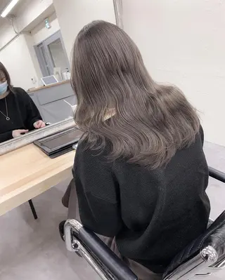 カラー レディースパーマ モデル募集RIKOのヘアスタイル