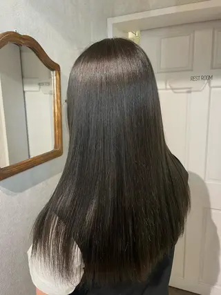 ロング 髪質改善&艶カラー/ ほんだあみ (♡)のヘアスタイル