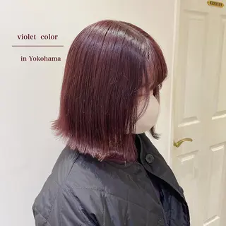 ミディアム カラー シールエクステ横浜 🐏☁️miminaのヘアスタイル