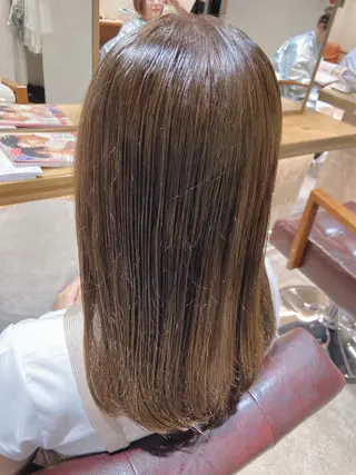 ロング カラー ヘアアレンジ レイヤー×ヘッドスパ *保田遥*のヘアスタイル
