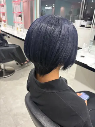 ショート カラー 韓国風艶カラー🪽 yuuna🪽🍨のヘアスタイル