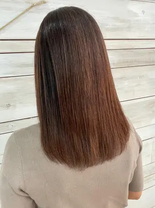 セミロング 髪質改善/縮毛矯正/ ボブmanami🩵のヘアスタイル
