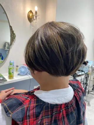 ショート カラー MASUMI／ 川西能勢口LUMIAのヘアスタイル