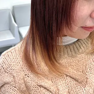 ミディアム Yuka/Aujua ソムリエ/髪質改善のヘアスタイル
